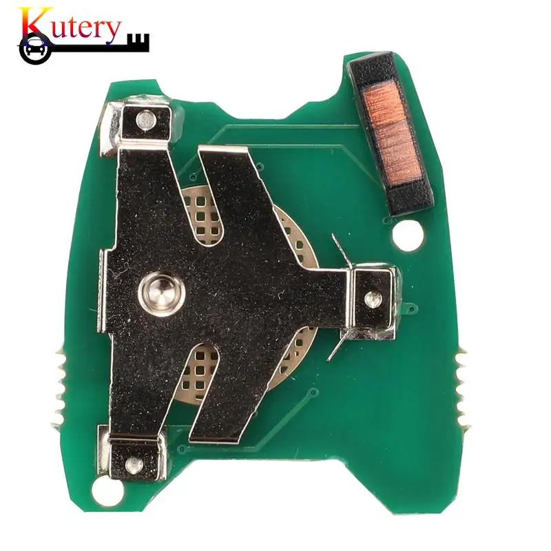 Jingyuqin Remote Car Key Circuit Board per Peugeot 106 206 207 306 307 Citroen C1 C2 C3 C4 Picasso 433MHZ ID46 PCF7945 2 pulsanti