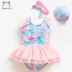 Swimsuit Girl Baby Mermaid Swimsuit Baby Skirt Princess Children's Swimsuit Bikini Beach Vacation Cute
