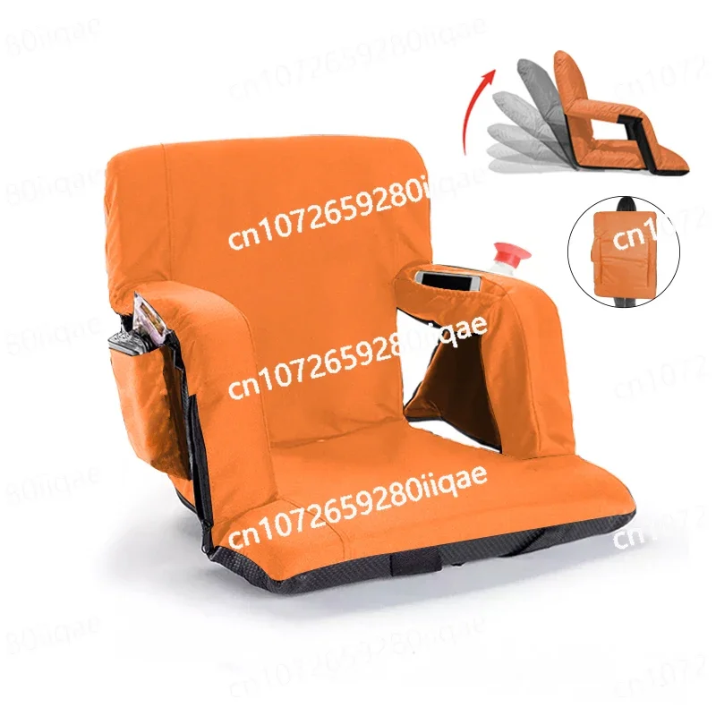 Portable Bleach Chair Reclining Stadium Seat Folding Stadium Seat Folding Football Chair with Armrests