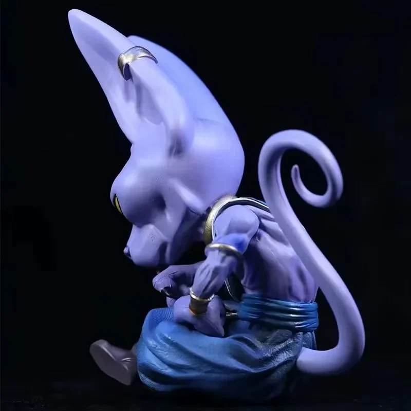 13CM Beerus Figuur Anime DRAGON BALL Cool Animatie Zithouding Model Speelgoed Cadeau Kunstwerk Collectie Decoratie Ornamenten