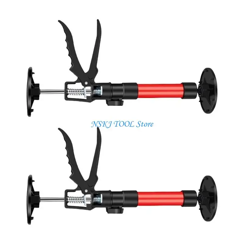 L8RC Pack of 2 Installation Support for Overhead Kitchen Cabinets Ergonomic Handle Design Adjustment option 180lb Capacity.
