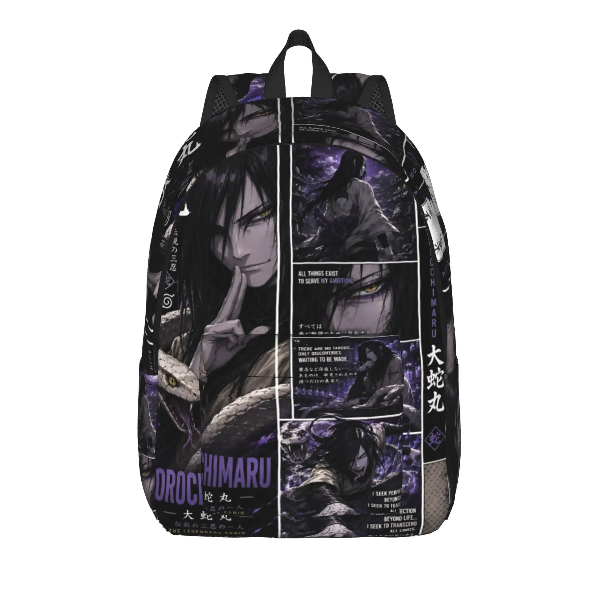 Fashion Naruto Anime Theme Backpack  Mochilas Casual Office Work Large Capacity Rucksack