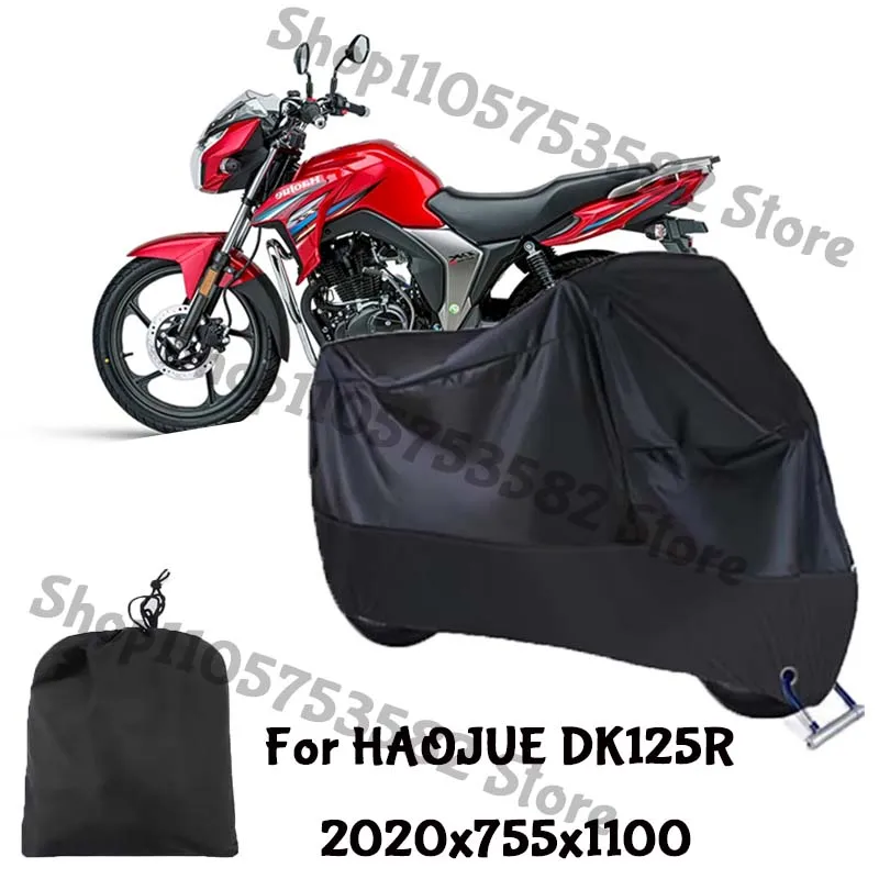 Motorcycle Full Covers For HAOJUE DK125R Car Outdoors Sun Protection Dust No Ear Thickened Oxford Clothcover Accessories