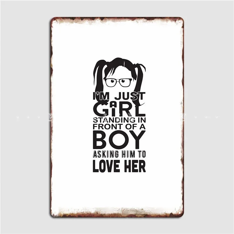 Girl Geek Metal Sign Custom Pub Garage Pub Plaques Tin Sign Posters