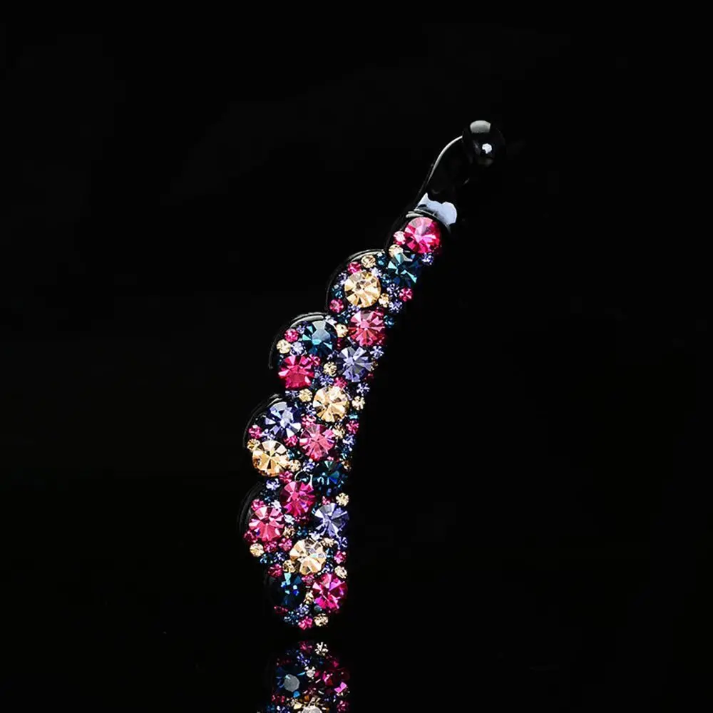 

Sweet Hair Claw For Girl Diamond For Women Headdress Hair Accessories Ponytail Holder Korean Style Hair Clip Banana Clip