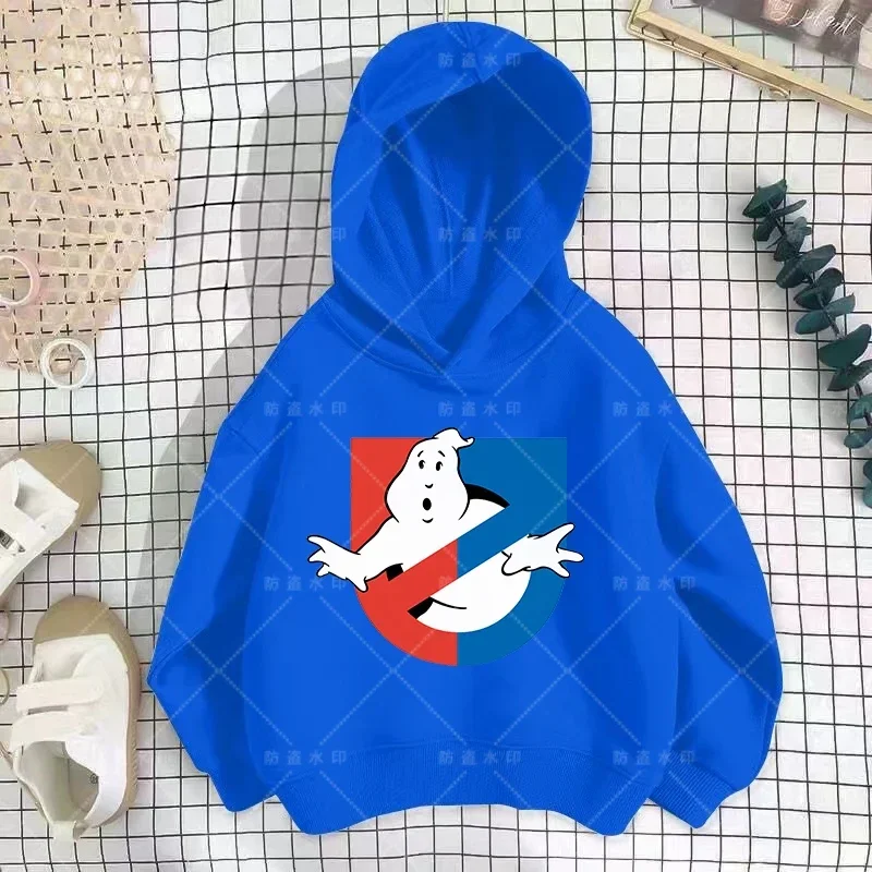 Детская Толстовка С Капюшоном 2024, Топ С Длинными Рукавами На Тему «Охотник За Привидениями»