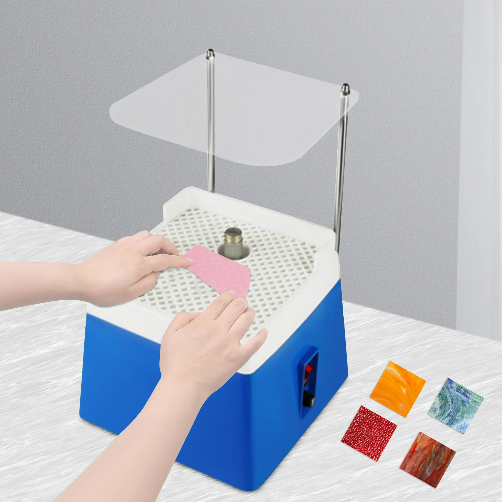 Mini meuleuse de verre Portable, Mini outil de meulage avec meule, meuleuse de verre 65w adaptée au meulage de la céramique de verre