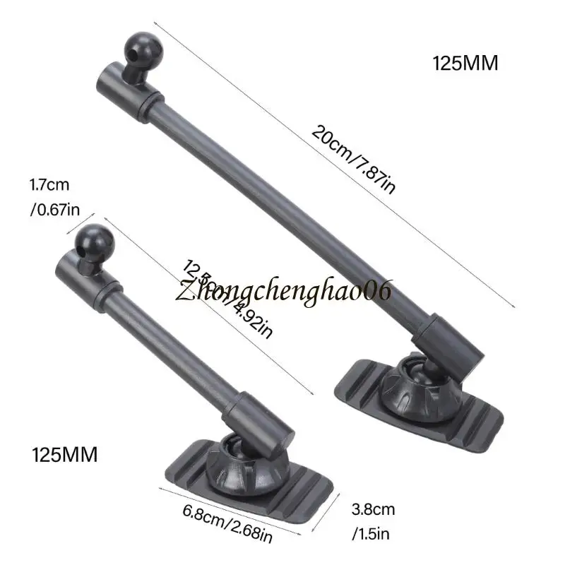 strong Adhesive Car Phone Mount Base 17mm Ball Head Dashboard Holder for Dashboard Windshield Installation 601F