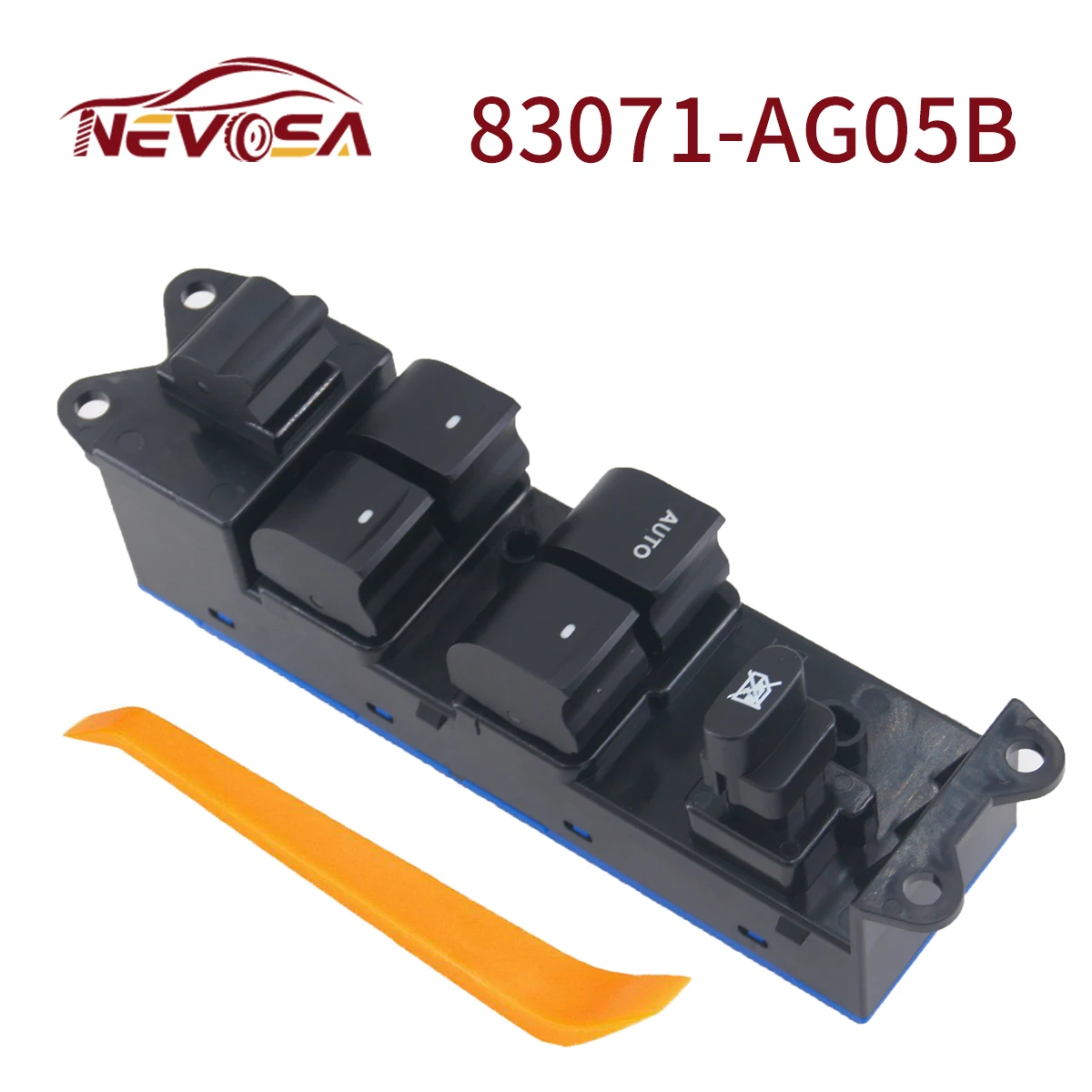 NEVOSA For Subaru Legacy Outback 2.5 2005-2009 83071-AG05B Power Master Window Control Switch Regulator Lifter Button