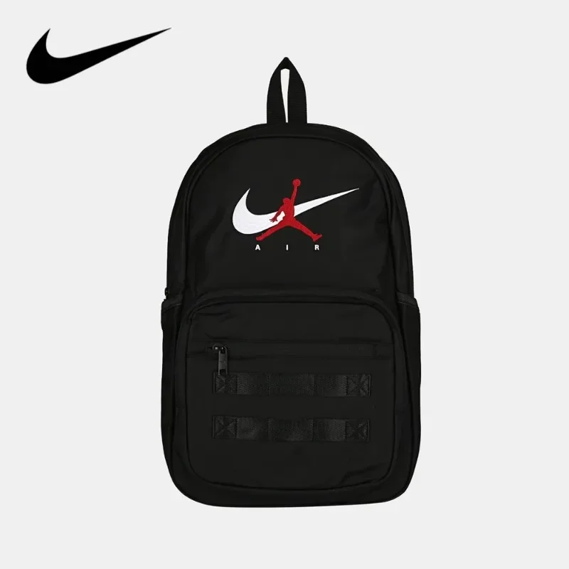 Nike Men Women Fitness Sports Backpack Large Capacity Wear Resistant Outdoor Gym Training Daypack JD2613004AD-002