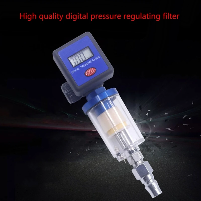 Digital Pressure Regulator with Water Oil Separator Filter 1/4