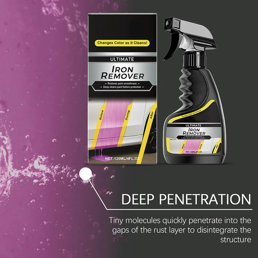Car Anti-Rust Remover Universal Rust Remover Revitalizing Spray For Car Wheels Metal Surfaces Car Exhaust Pipe Car Care