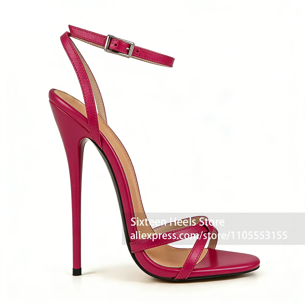 16cm 래커 힐 노트 샌들 스윗 스타일 발목 스트랩 - Metallic Heel Sandal 리뷰 및 가격