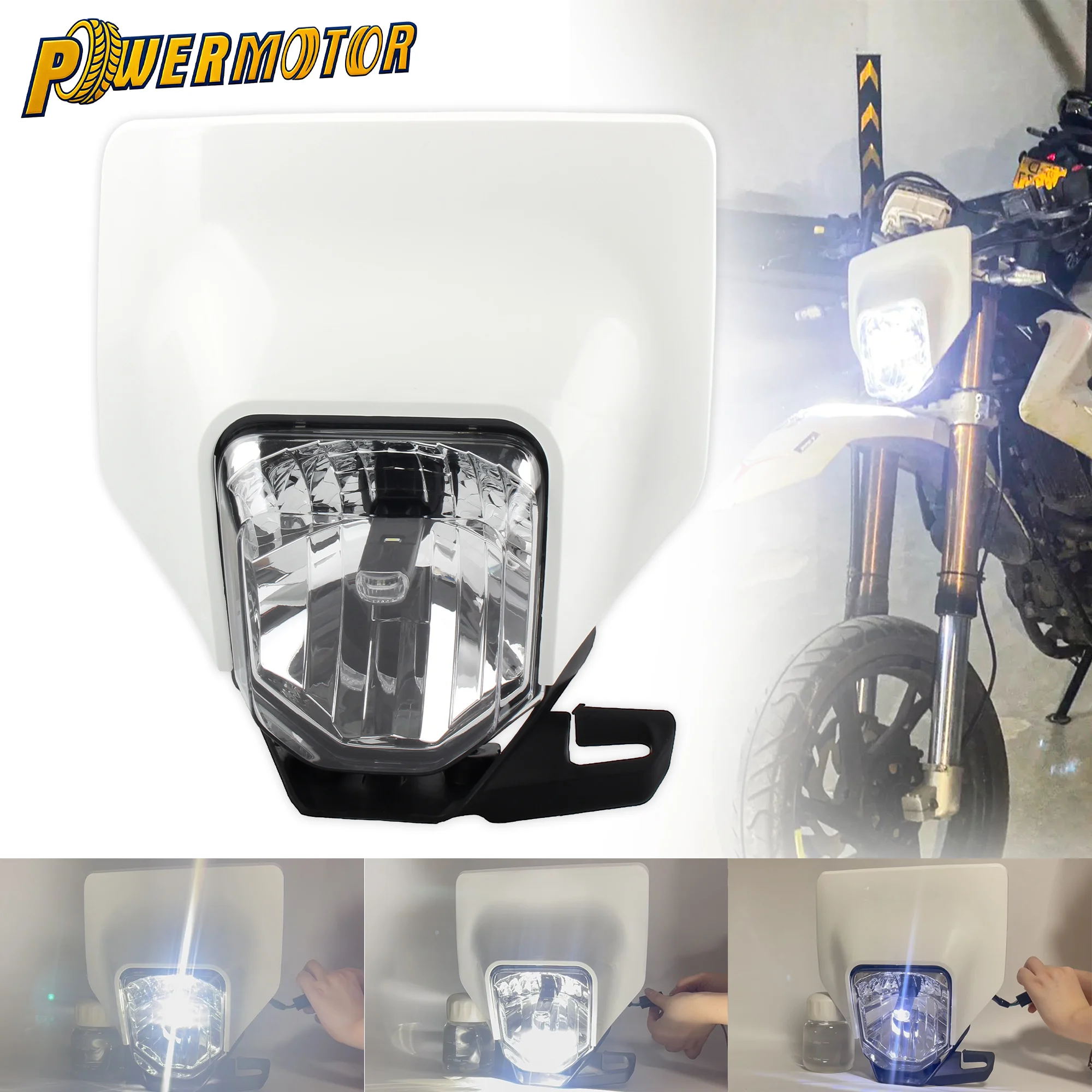 

Motorcycle LED Headlight Headlamp For Husqvarna FE250 FE350 FE450 2020 2021 2022 2023 2024 Dirt Bike Motocross Modified Parts