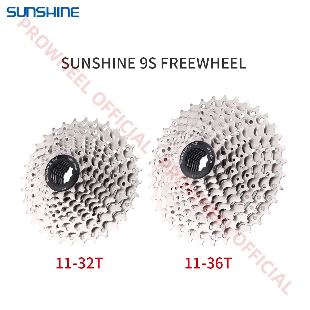 LTWOO 9Speed A5 Bicycle Shifter Rear Derailleur Groupset 9V Sunshine 11-36/40/42/46/50T Cassette KMC X9 Chain For Simano HG Part