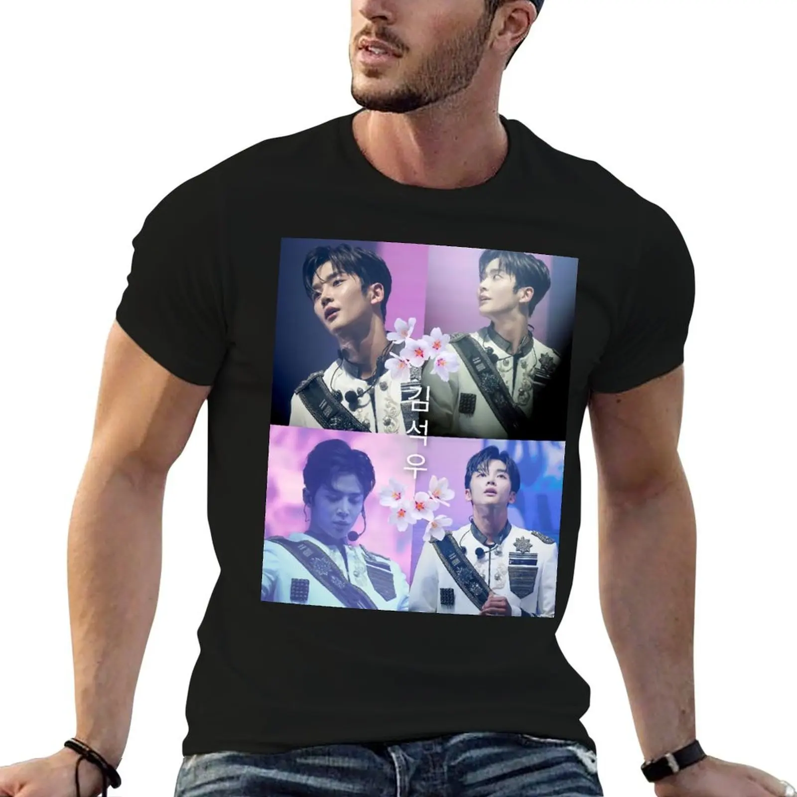 

shirt t T-Shirt plain luxury t brand 100% anime t Rowoon men for man man cotton shirts shirt