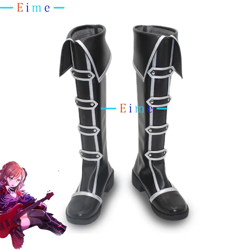 

BanG Dream Roselia Yukina Minato Обувь для косплея Аксессуары в стиле аниме Реквизит для косплея Хэллоуин Карнавальные ботинки Обувь из искусственной кожи на заказ