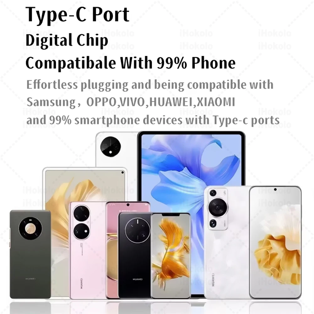 سماعات أذن سلكية أصلية لهاتف آيفون 17 16 15 برو ماكس سماعات أذن 14 13 12 لملحقات سماعات سامسونج وشاومي #6