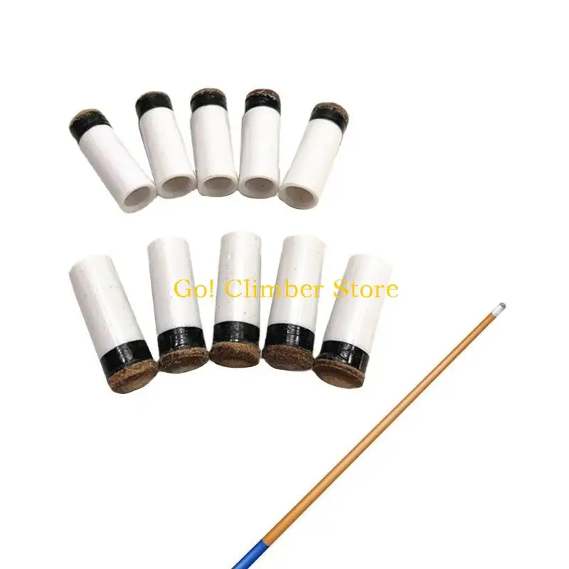 

Q84C 10Pcs Billiard Cues Tips Replacement Screw On Pool Cue Tips Pool Tips Set
