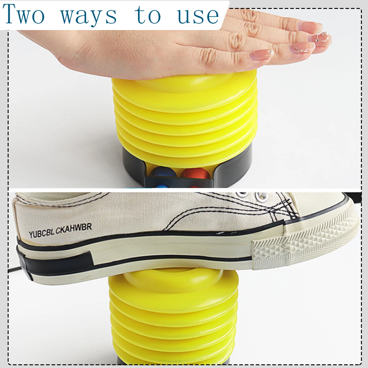 

Lightweight Portable Foot Air Pump, Foot Stepping Inflation Hand Pump for Balloons Swim Rings Accessories, Inflation Pump