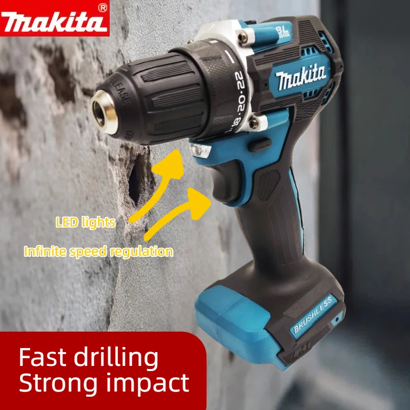 

Бесщеточная ударная дрель-шуруповерт Makita DDF487 10 мм, 18 В, литиевая, аккумуляторная, для дома, с высоким крутящим моментом