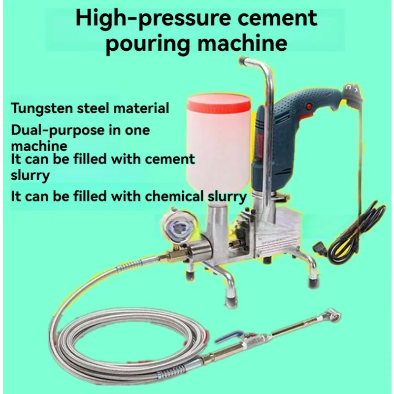 220V Ceramic Tile Grouting Machine for Joint Filling, Cement Sand, Chemical Grout Filling Machine, Repair Machine