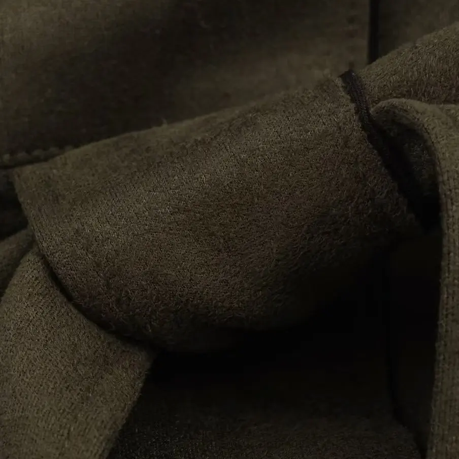 JNLEAOG Faion Long Length Anti-Fur Leather Effect Women's Coat Autumn New Sle Commute Sle Straight Cut Polyester Fiber