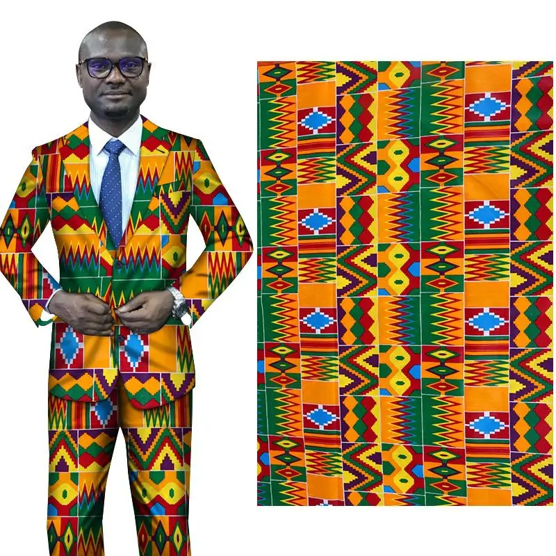 6yard African Wax Cloth Cotton Printed Cloth African Clothing Fabric European American Woven Printed Fabric Manufacturers Issue