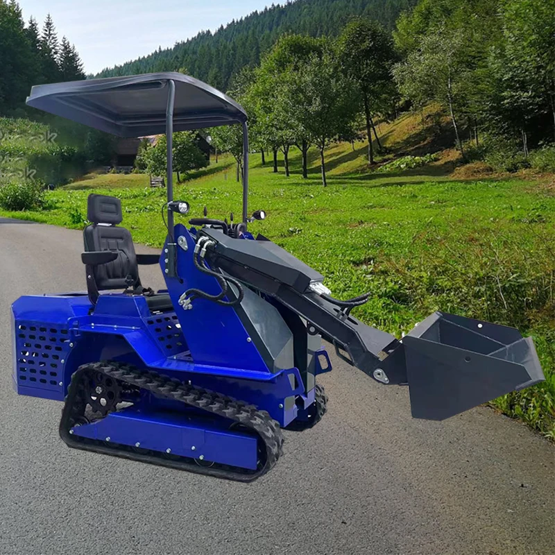 

Customized okw390 Cheap Mini Skid Steer Loader for Sale Walk Behind Crawler Mini Skid Steer Loader