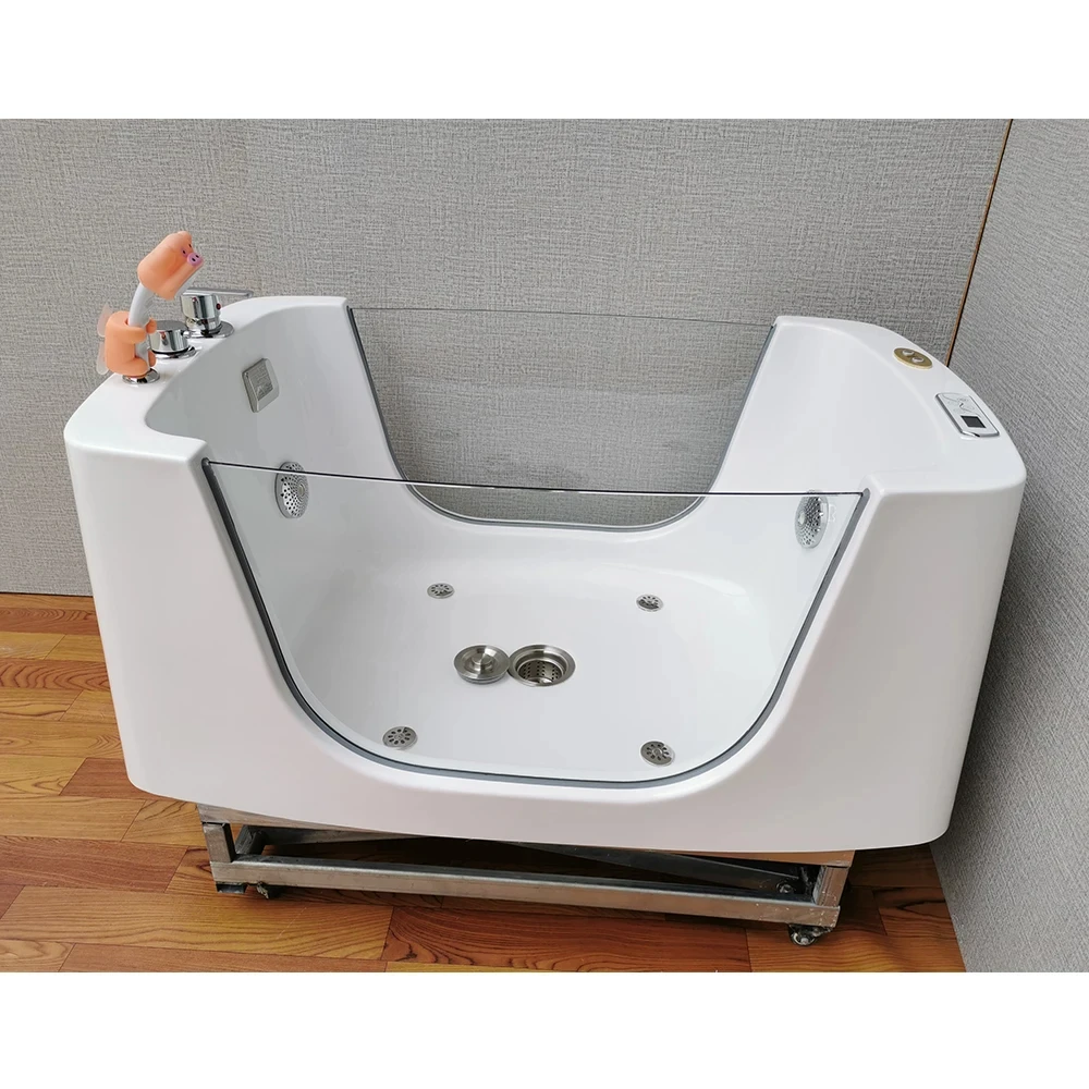 Acrylic Electric Grooming Salon Pet Water Spa, Dog Bath Tub, Ozone Therapy Bathing Tubs, Price