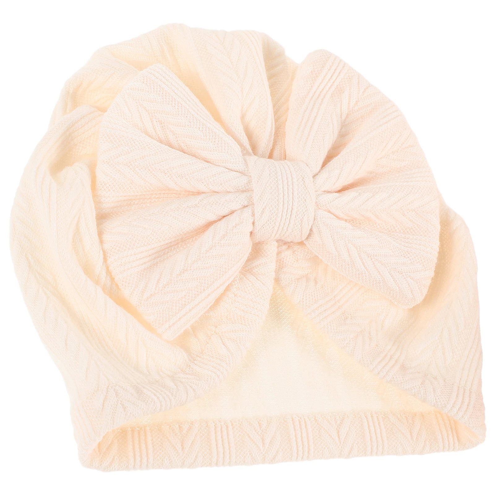 

Baby Turban Hats Pure Color Wheat Ear Bow Design Cotton Infant Cap Bonnet Newborn Toddler Girl Headwear Soft Comfortable
