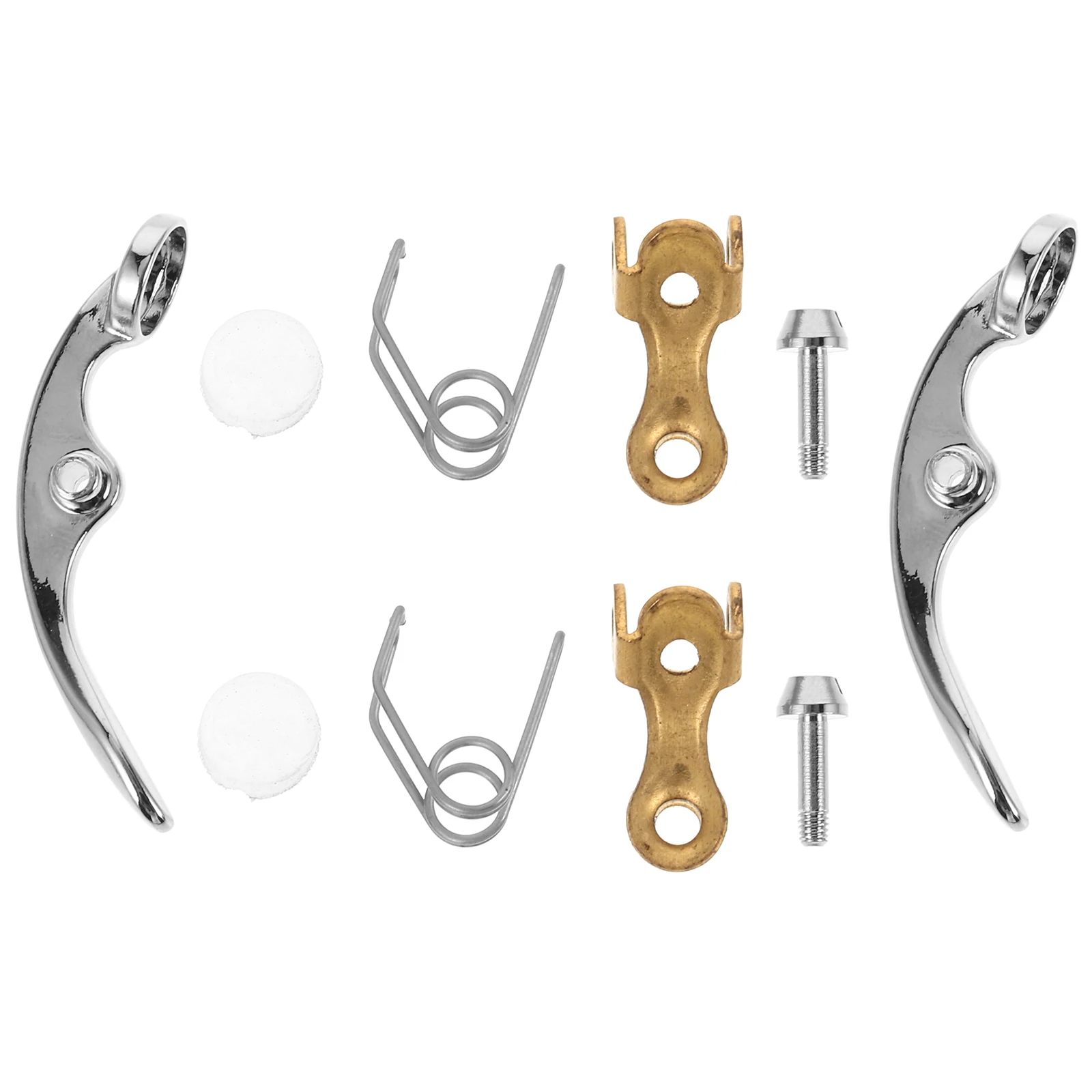 

10 PCS Trumpet Valve Kit Durable Water Key Screws Pads Bases Rods Precision Design Easy Installation Compatible Various