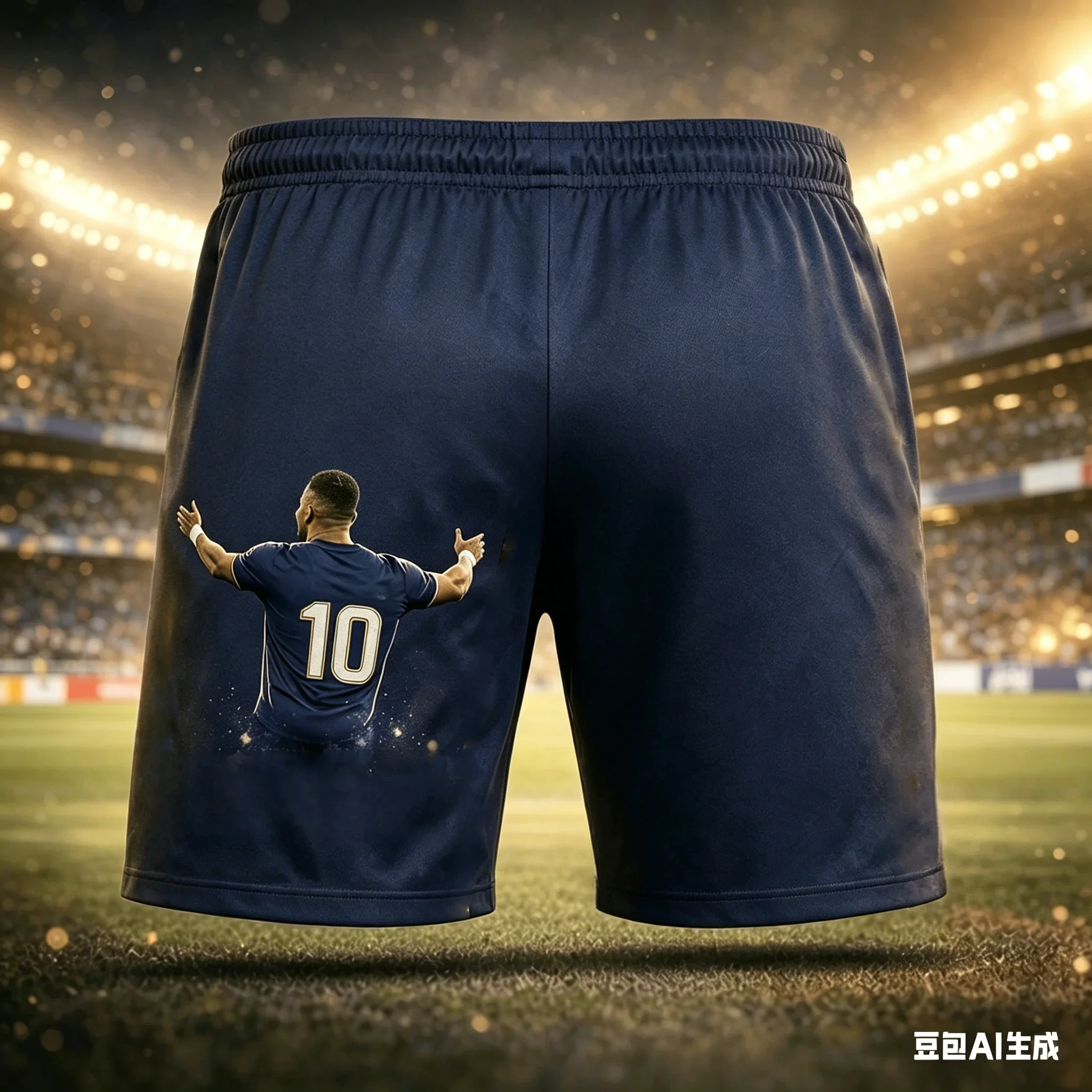 2026 Messi AI Pattern 3D Printed Soccer Fan Men's Casual Shorts, Beach Holiday Sports Shorts for Adults & Kids Matching