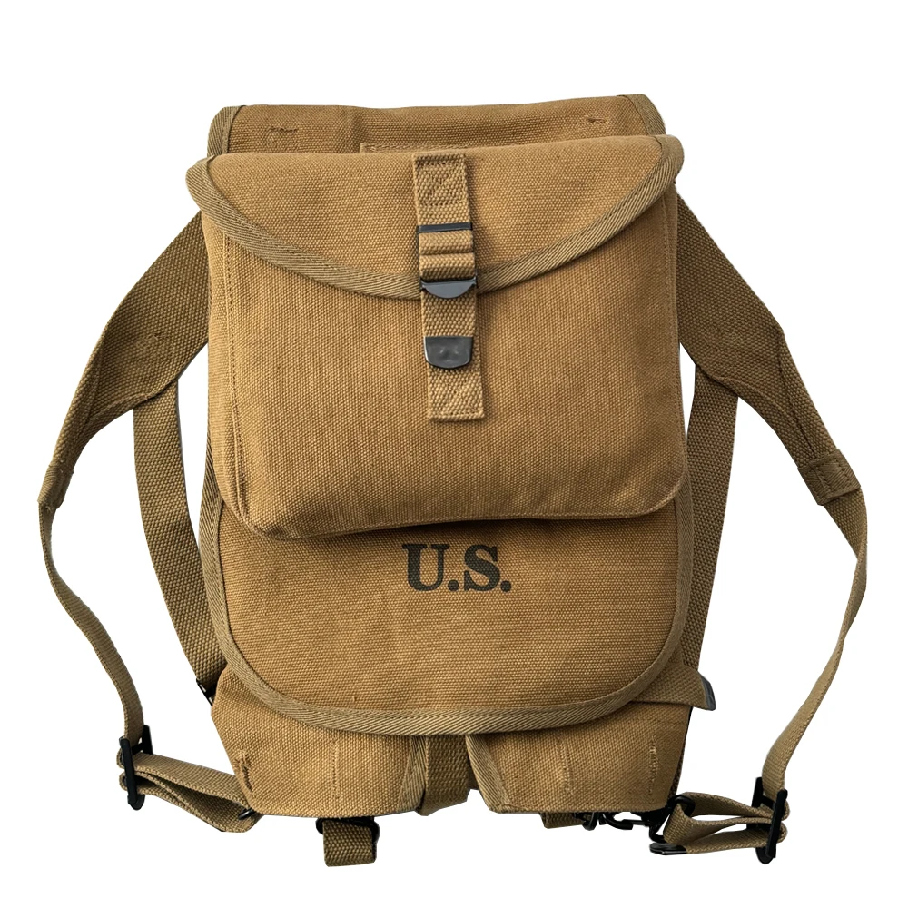 

WW2 US M1928 Bag Canvas Gear Pack Vintage Tactical Kit US Equipment Combination Pack M1928 Bag