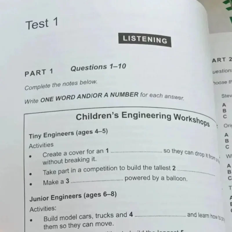 หนังสือ1เล่มแคมบริดจ์ภาษาอังกฤษ IELTS IELTS 17 Academic IELTS Zhenti 4-17พูดการอ่านการอ่านการอ่านการเขียนหนังสือการศึกษา