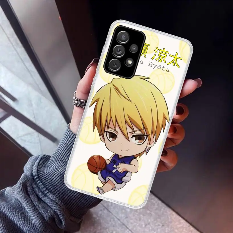 Kuroko Basketball Anime Phone Case For Samsung Galaxy A15 A14 A13 A12 A55 A54 A53 A52 A35 A34 A33 A32 A25 A24 A23 A22 A04S A03S