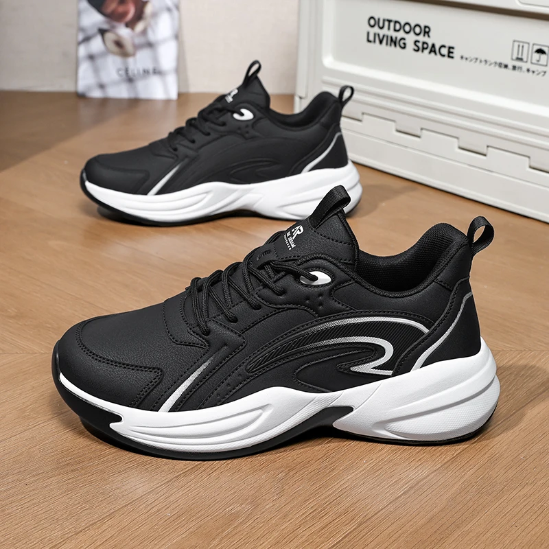 

unisex sports shoes fashion versatile four season casual thick soles comfortable running non slip wear-resistant casual sneakers