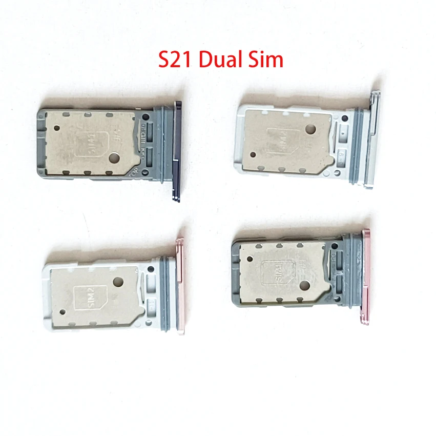 50 Stks/partij Sim-kaart Lade Houder Slot Adapter Socket Voor Samsung Galaxy S21 / S21 Plus / S21 Ultra