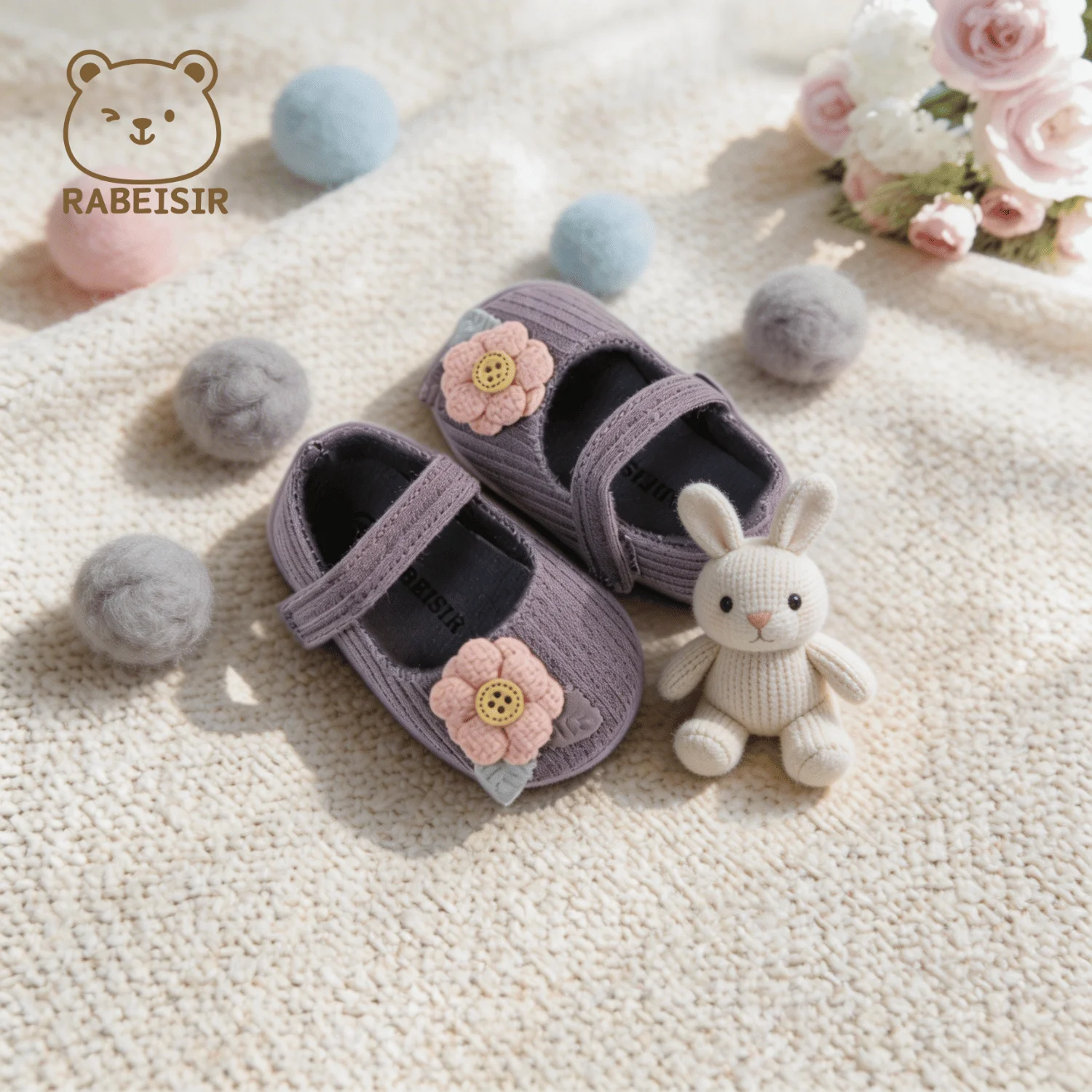 Baby-Stufen-Schuhe für Babys, erstes Paar Kleinkind-Schuhe, Babyschuhe, atmungsaktiv, rutschfest, modische Mädchen-Schuhe im Prinzessinnen-Stil – Detail 23