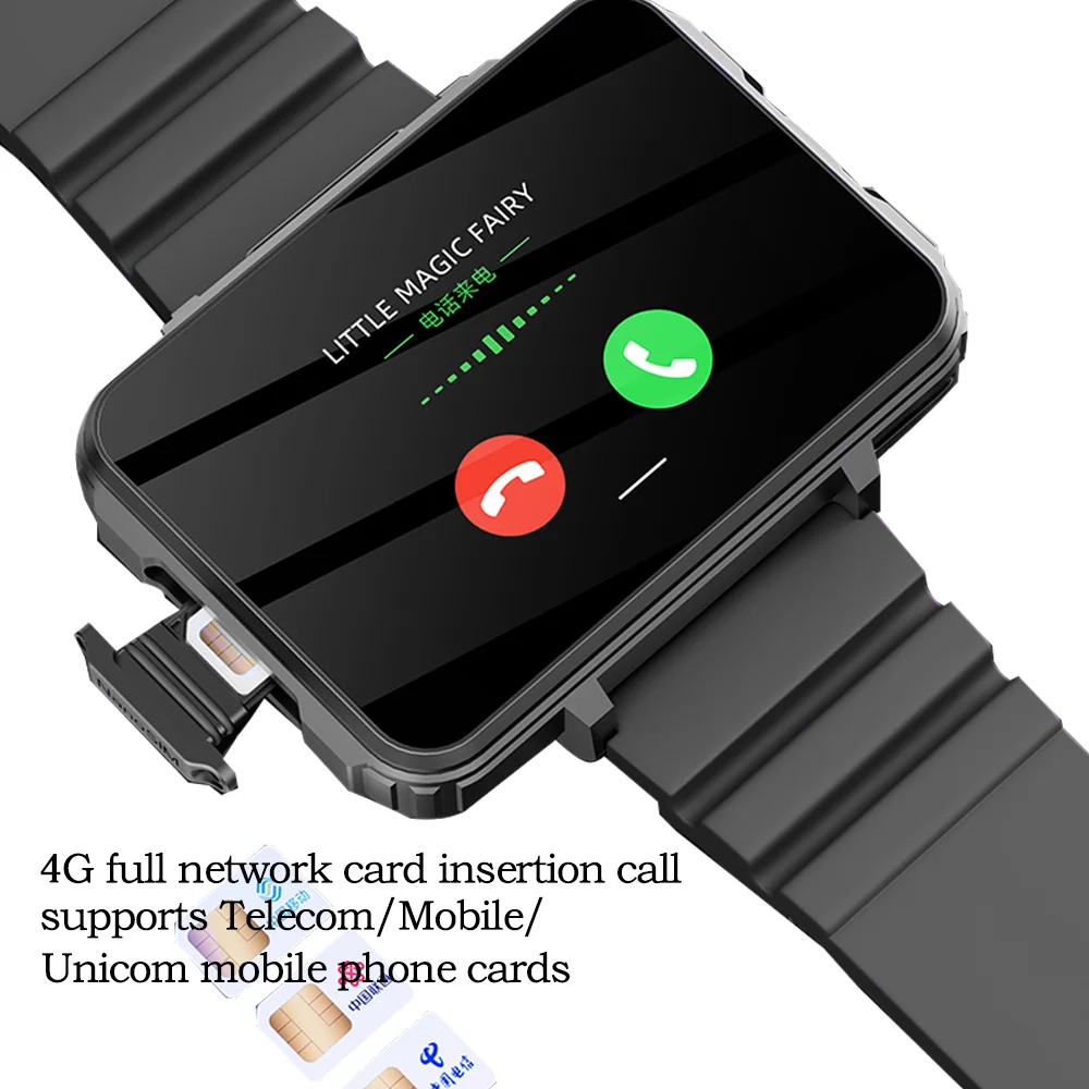 VP999 Large Screen 1400mAh Android Dual Camera Global Positioning System Wireless Call S999 4 + 64GB Smartwatch 4G 5g Mobile Sma