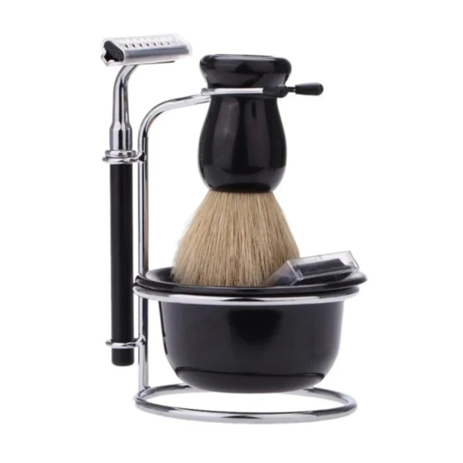 

201 Stainless Steel Holder Set Men Shaving Shaver Stand Shelf Shaving Storage Rack Bathroom Accessories