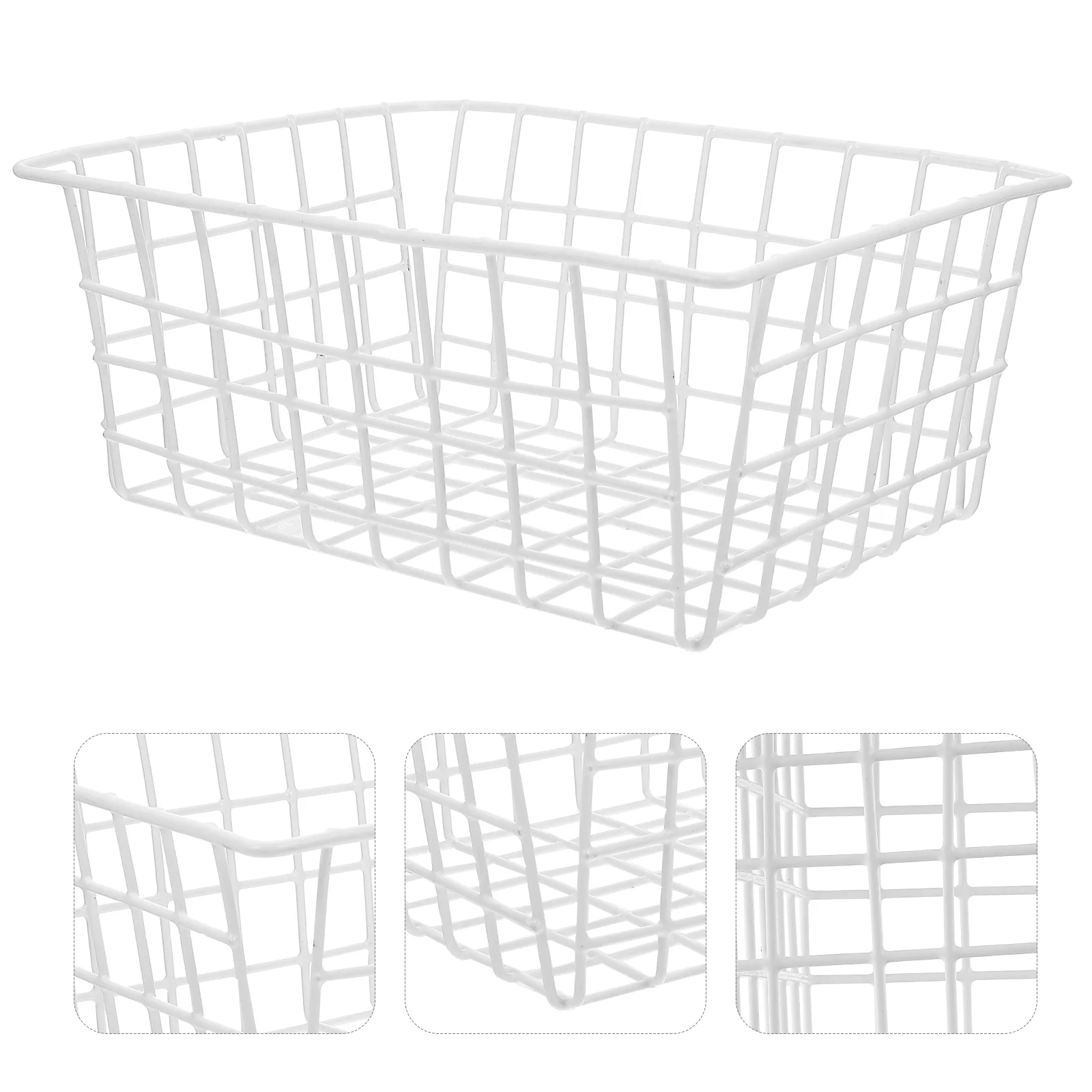 Freezer Wire Basket Fridge Vegetable Container Chest Freezer Organizer Refrigerator Storage Basket