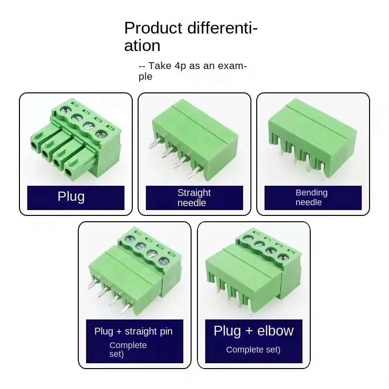 

5Pcs/sets 15EDG 3.81MM 3.5MM KF2EDG PCB Screw Terminal Block Connector PLUG PIN HEADER SOCKET 2/3/4/5/6/7/8P 2EDG 3.81MM 3.5MM