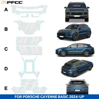 PPF TPU for Porsche Cayenne Basic 2024-up Paint Protection Film Precut Car Body Sticker Clear Kit Bra Transparent Film