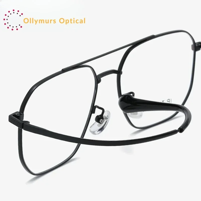 

Ollymurs New Anti-blue Light Reading Glasses Fashion Design Titanium Frame Men Women Prescription Customizable Personalized9843