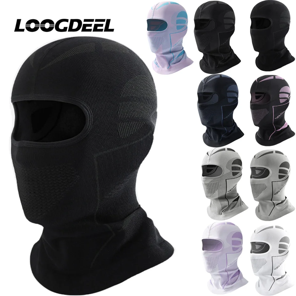 LOOGDEEL Winter Sports Balaclava Men Women Windproof Hiking Running Headwear Climbing Breathable Warm Skiing Cycling Face Mask