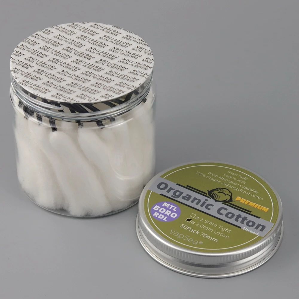 2.0/2.5/3.0/3.5 Xe Tăng Cuộn Thịt Xông Khói Cotton MTL RDL DL 20/30/40/50/100 Viên Ren Lưới Zeus X Hữu Cơ Len Cho BB Phôi Hộp AIO Boro