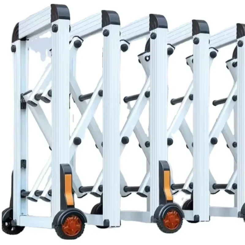 Aluminium Fence Manual Retractable Accordion Barrier for Government