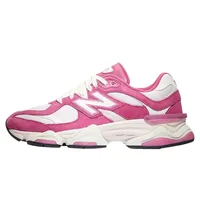 Original NewBalance NB 9060 Black and Gray Color Scheme Low-top Non-slip Wear Casual Running Shoes Sneakers Women Men
