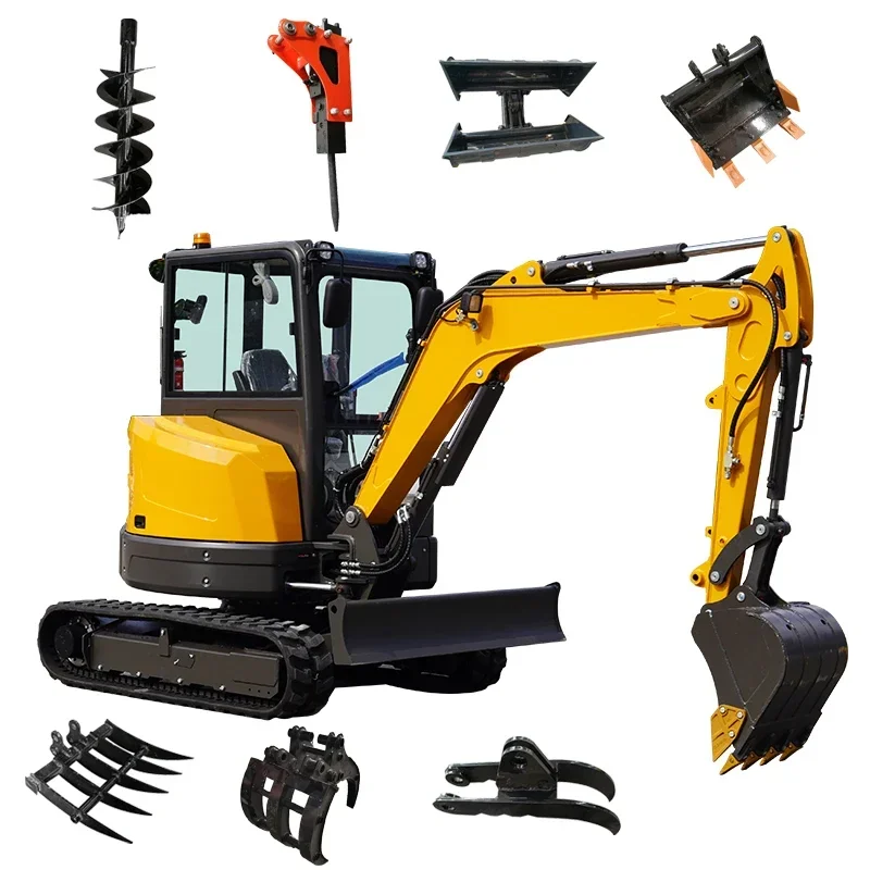 new 3.5 ton excavators machine mini excavators  micro digger for sale